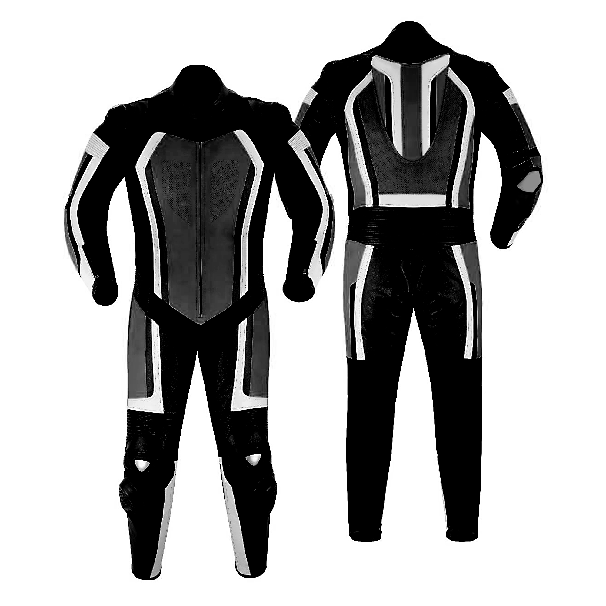 Black color suit back