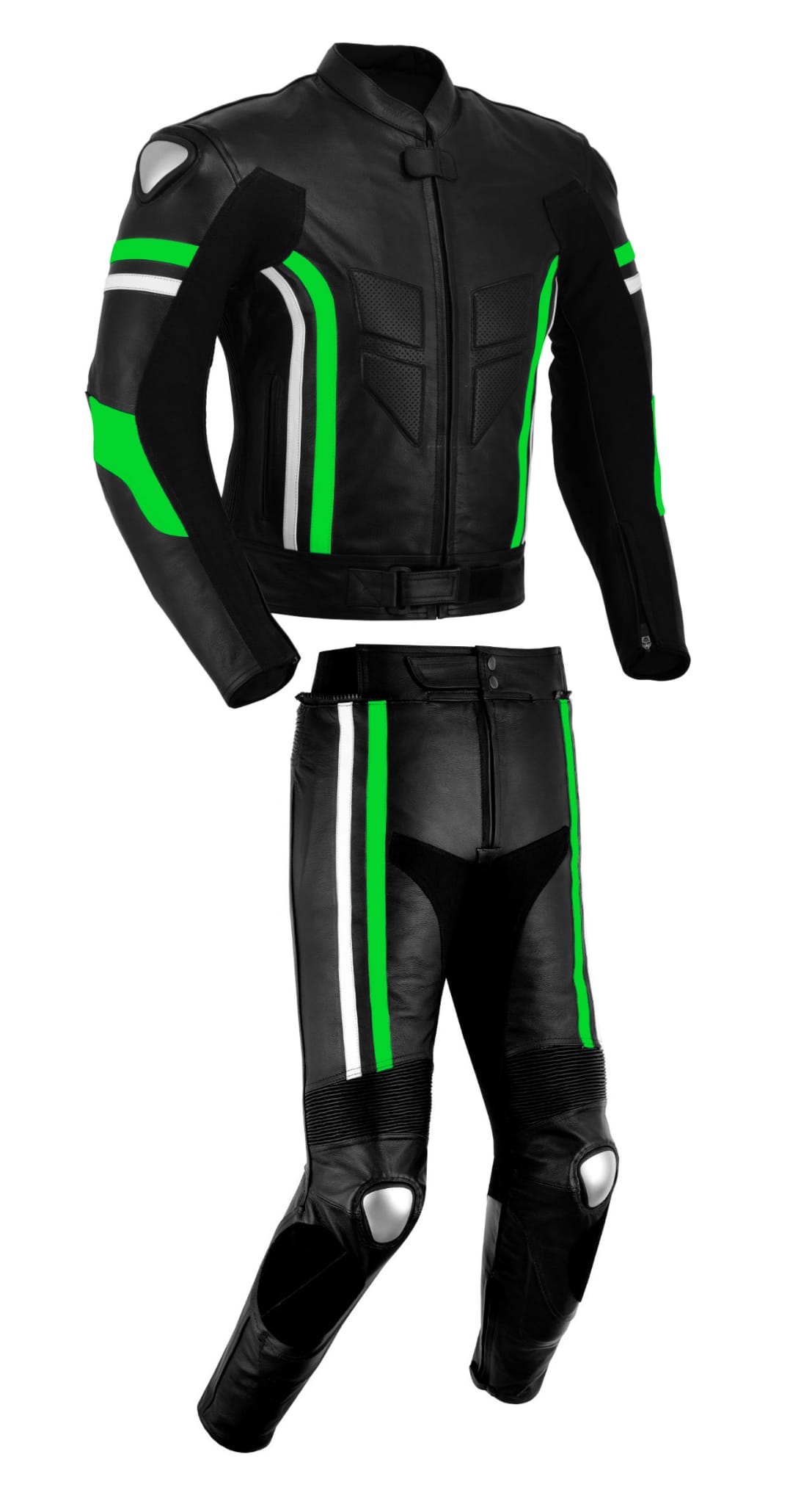 MONO 2 PIEZAS FRANJA VERDE