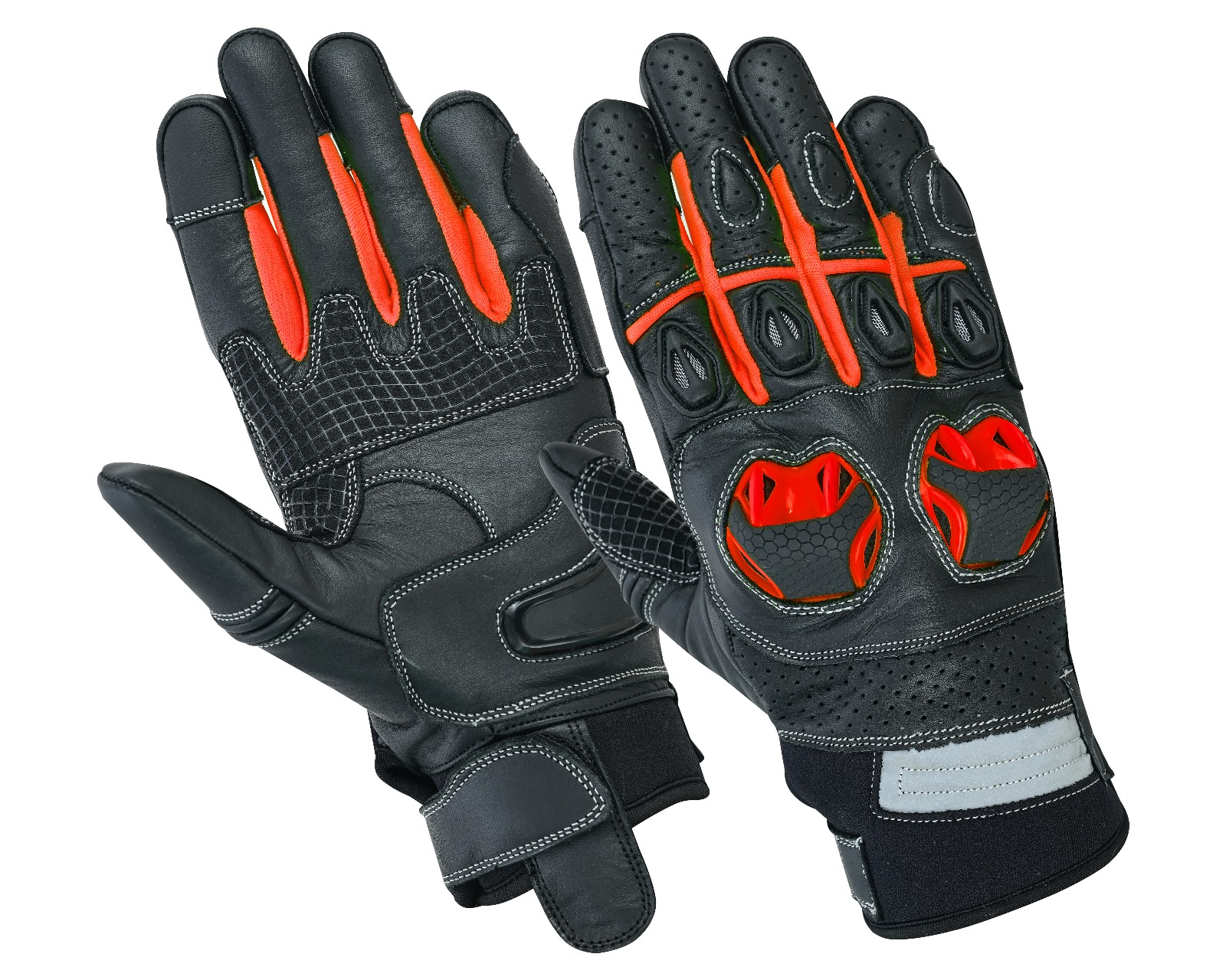 guante rojo dos caras